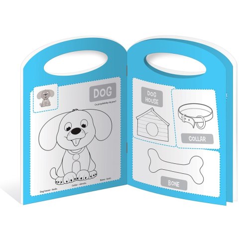 Książka dla dzieci kolorowanka z rączką Interdruk (MAA4RĄCANG)