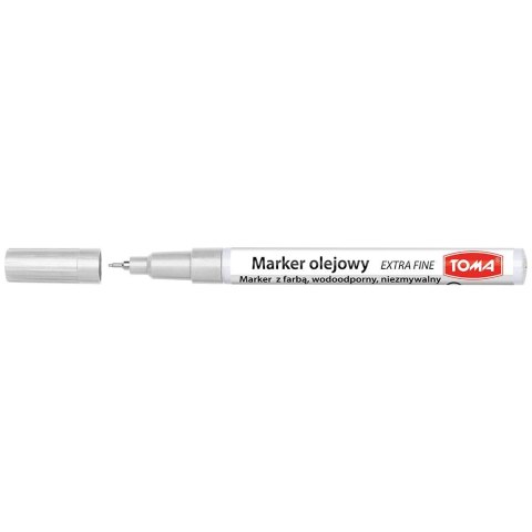 Marker olejowy Toma extra fine srebrny 0,9mm (TO-442 9 4) Marker olejowy Toma extra fine srebrny 0,9mm (TO-442 9 4)