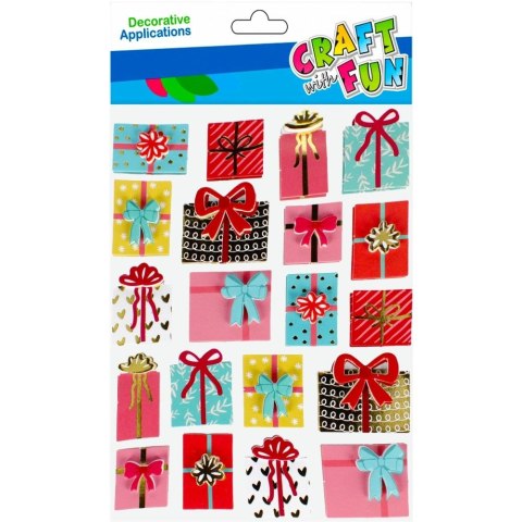 Naklejka (nalepka) PREZENTY 3D Craft with Fun (501880)