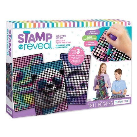 Zestaw kreatywny dla dzieci Orbico Sp. Z O.o. MAKE IT REAL Zestaw do kropkowania po numerach Króliczek DJ, Żaba i Panda (1473) Zestaw kreatywny dla dzieci Orbico Sp. Z O.o. MAKE IT REAL Zestaw do kropkowania po numerach Króliczek DJ, Żaba i Panda (1473)