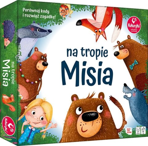 Gra planszowa Kukuryku Na tropie Misia Gra planszowa Kukuryku Na tropie Misia