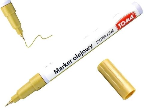 Marker olejowy Toma extra fine złoty 0,9mm (TO-442 9 6) Marker olejowy Toma extra fine złoty 0,9mm (TO-442 9 6)