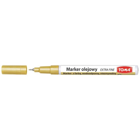 Marker olejowy Toma extra fine złoty 0,9mm (TO-442 9 6) Marker olejowy Toma extra fine złoty 0,9mm (TO-442 9 6)