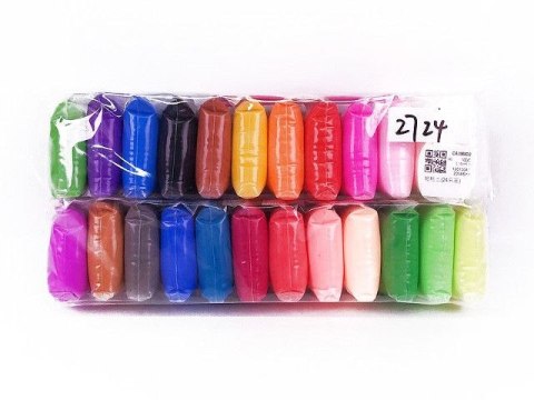 Masa plastyczna dla dzieci Bigtoys pianka 24szt. mix (BPLA4355) Masa plastyczna dla dzieci Bigtoys pianka 24szt. mix (BPLA4355)