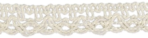 Wstążka Craft-Fun Series Koronka 11x3 [mm x m] kremowa Titanum (24BR0201-82)