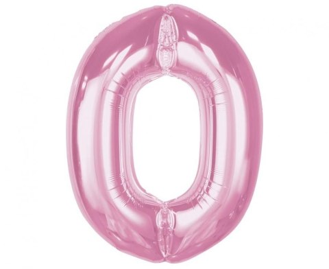 Balon foliowy Godan Smart, cyfra 0, j. różowa, 92 cm (CH-S9J0) Balon foliowy Godan Smart, cyfra 0, j. różowa, 92 cm (CH-S9J0)