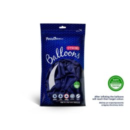 Balon gumowy Partydeco granatowy (SB12P-074R)