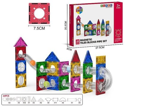 Klocki magnetyczne Adar 44 elementy (604858) Klocki magnetyczne Adar 44 elementy (604858)