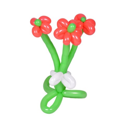 Balon gumowy do modelowania z pompką 20 szt. mix Arpex (K5143)