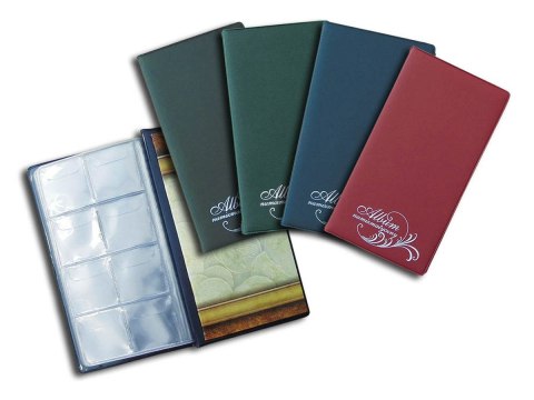 Klaser numizmatyczny Z NOTESEM czarny [mm:] 108x195 Warta (112-016)