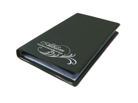 Klaser numizmatyczny Z NOTESEM czarny [mm:] 108x195 Warta (112-016)