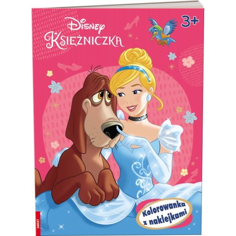 Książka dla dzieci Ameet Disney Księżniczka Kolorowanka z naklejkami Książka dla dzieci Ameet Disney Księżniczka Kolorowanka z naklejkami