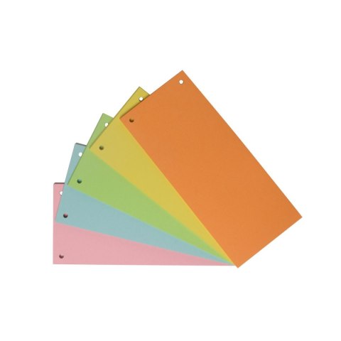Przekładki kartonowe indeksujące Bantex 1/3 A4 mix kolorów 100 szt. 100553887 Przekładki kartonowe indeksujące Bantex 1/3 A4 mix kolorów 100 szt. 100553887