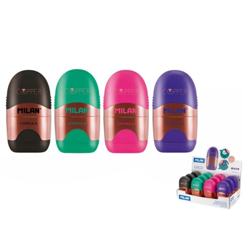 Temperówko-gumka Milan Copper (4717112) Temperówko-gumka Milan Copper (4717112)