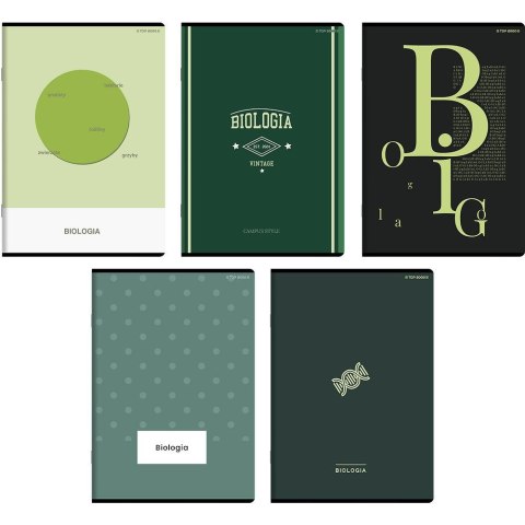 Zeszyt Top 2000 biologia A5 60k. 70g krata (400183678) Zeszyt Top 2000 biologia A5 60k. 70g krata (400183678)
