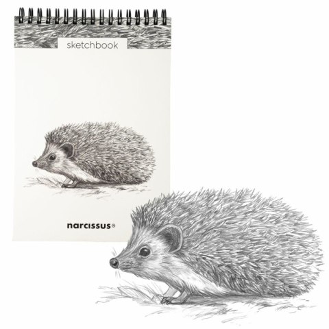 Blok artystyczny Narcissus szkicownik królik A5 120g 60k Blok artystyczny Narcissus szkicownik królik A5 120g 60k