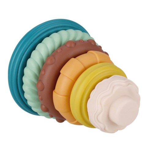 Układanka Bam Bam piramidka pastelowa (500692) Układanka Bam Bam piramidka pastelowa (500692)