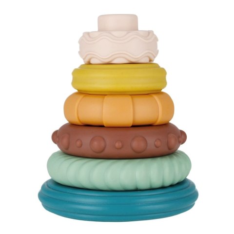 Układanka Bam Bam piramidka pastelowa (500692) Układanka Bam Bam piramidka pastelowa (500692)