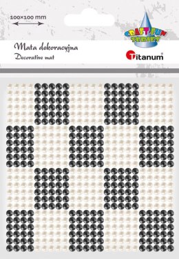Kryształki Titanum Craft-Fun Series mata biało-czarny (24MH03137)