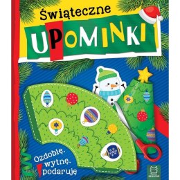 Książeczka edukacyjna Świąteczne upominki. Ozdobię, wytnę, podaruję Aksjomat (3141)