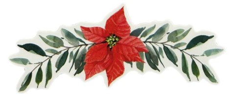 Ozdoba papierowa Titanum Craft-Fun Series girlanda z poinsecją (5szt/6x2,5cm) Ozdoba papierowa Titanum Craft-Fun Series girlanda z poinsecją (5szt/6x2,5cm)