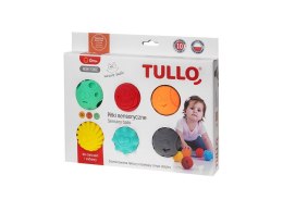 Piłka do masażu Tullo Sensoryczne buźki 6 szt. guma (462)