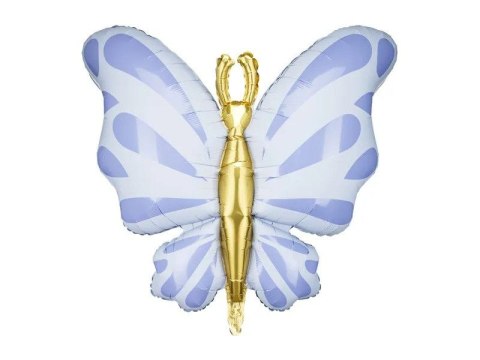 Balon foliowy Partydeco Motyl, 69x69 cm, błękit (FB248-011) Balon foliowy Partydeco Motyl, 69x69 cm, błękit (FB248-011)