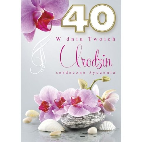 Kartka składana URODZINY B6 Pol-Mak (B6GE_ur_ML)