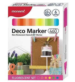 Marker permanentny Monami Deco Marker 460 mix okrągła końcówka (2080001505)