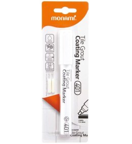 Marker specjalistyczny Monami Tile Grout Coating 401 biały okrągła końcówka (2080153502)
