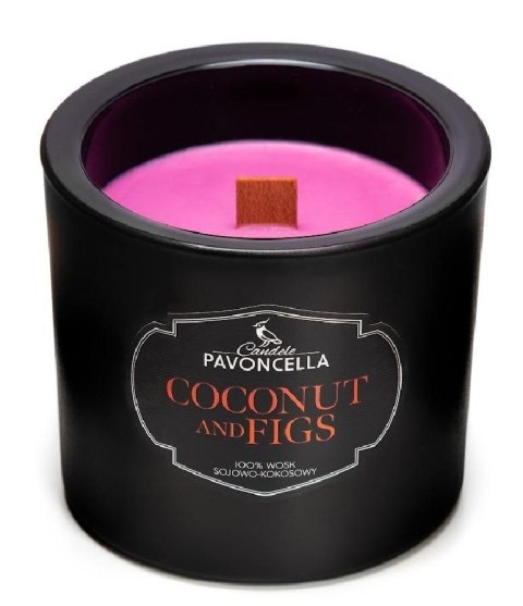 Świeczka ozdobna Pavoncella Coconut and Figs czarna 170g (5905711530417) Świeczka ozdobna Pavoncella Coconut and Figs czarna 170g (5905711530417)