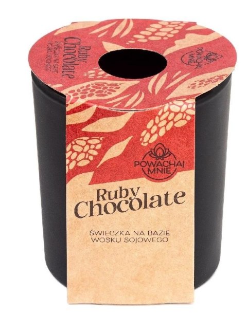 Świeczka ozdobna Pavoncella Powąchaj mnie Ruby Chocolate 130ml (5905711530882) Świeczka ozdobna Pavoncella Powąchaj mnie Ruby Chocolate 130ml (5905711530882)