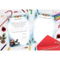 Kartka składana LIST DO MIKOŁAJA MIKOŁAJ U DRZWI A4 Henry (5905701485680)