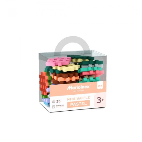 Klocki konstrukcyjne Marioinex Mini Waffle Pastel 35 elementów Klocki konstrukcyjne Marioinex Mini Waffle Pastel 35 elementów