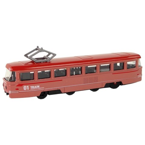 Lokomotywa Napęd Frykcyjny Dźwięki Metalowy Czerwony Lean (15399)