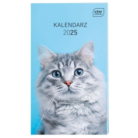 Kalendarz książkowy (terminarz) 5902277358684 9x15,5 kieszonkowy 90mm x 155mm Interdruk (64 STRONY)