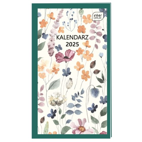 Kalendarz książkowy (terminarz) 5902277358684 9x15,5 kieszonkowy 90mm x 155mm Interdruk (64 STRONY)