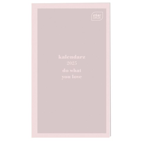 Kalendarz książkowy (terminarz) 5902277358684 9x15,5 kieszonkowy 90mm x 155mm Interdruk (64 STRONY)