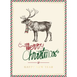 Kartka składana BN 21 RENIFER B6 Henry (5907465663908)