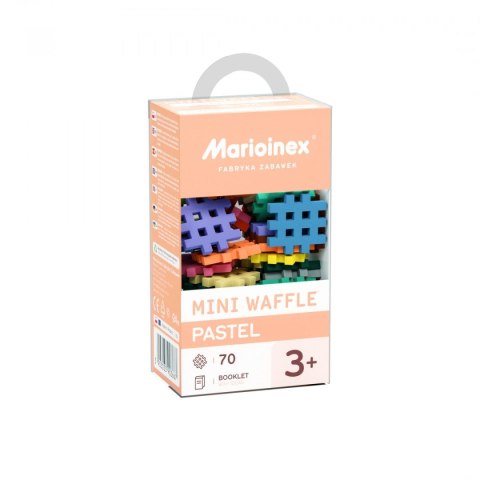 Klocki konstrukcyjne Marioinex Mini Waffle Pastel 70 elementów Klocki konstrukcyjne Marioinex Mini Waffle Pastel 70 elementów