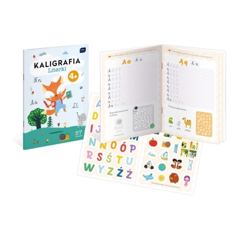Kolorowanka Interdruk Kaligrafia A4/16 (z naklejkami + zadania) Kolorowanka Interdruk Kaligrafia A4/16 (z naklejkami + zadania)