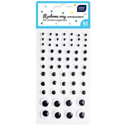 Oczka ruchome samoprzylepne 5902277356895 62 szt Interdruk (62 szt)