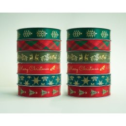 Wstążka CHRISTMAS 5902277354167x3 [mm x m] mix Interdruk (3m SATYNOWA)