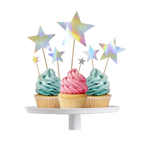 Dekoracja na tort Arpex Topper - opalizujące Gwiazdki (K9045) Dekoracja na tort Arpex Topper - opalizujące Gwiazdki (K9045)