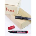 Marker permanentny Faber Castell czerwony okrągła końcówka