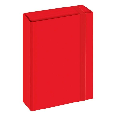 Teczka z szerokim grzbietem na gumkę BOX A4 czerwona A4 czerwony Interdruk (5902277320377) Teczka z szerokim grzbietem na gumkę BOX A4 czerwona A4 czerwony Interdruk (5902277320377)