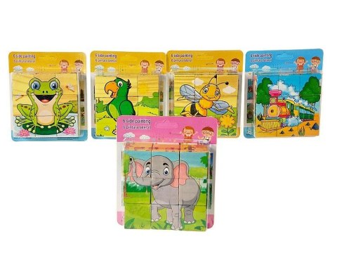 Klocki obrazkowe drewniane Adar (613911)