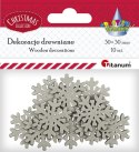 Ozdoba drewniana Titanum Craft-Fun Series Śnieżynki (WDC855)