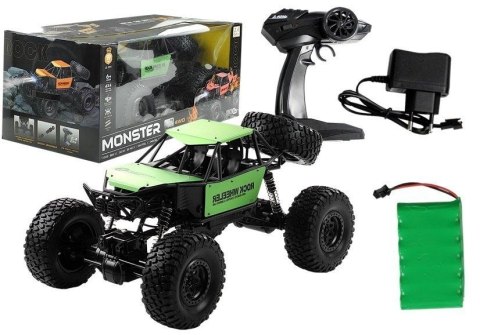 Samochód Lean Zdalnie Sterowane Monster Truck na resorach Zielony (4388) Samochód Lean Zdalnie Sterowane Monster Truck na resorach Zielony (4388)