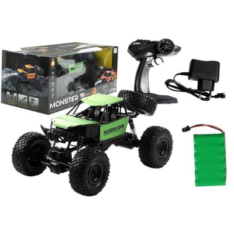 Samochód Lean Zdalnie Sterowane Monster Truck na resorach Zielony (4388) Samochód Lean Zdalnie Sterowane Monster Truck na resorach Zielony (4388)